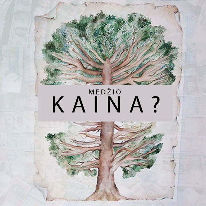 Originalaus giminės medžio kaina